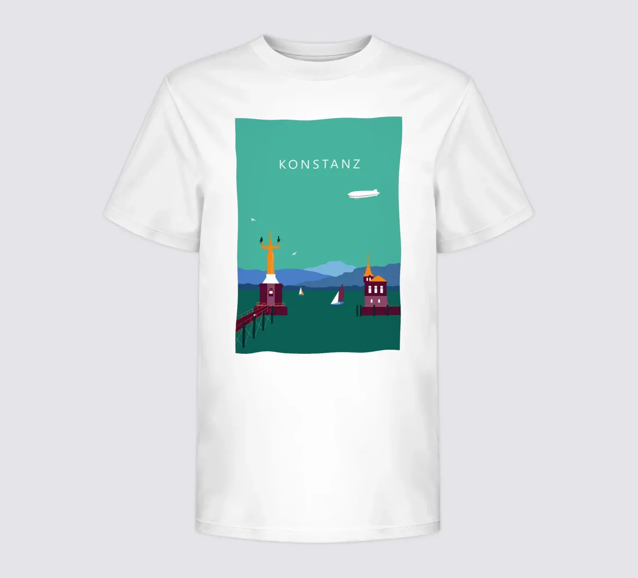 Konstanz, Bodensee, Baden-Württemberg t-shirt bambini da Taimanta