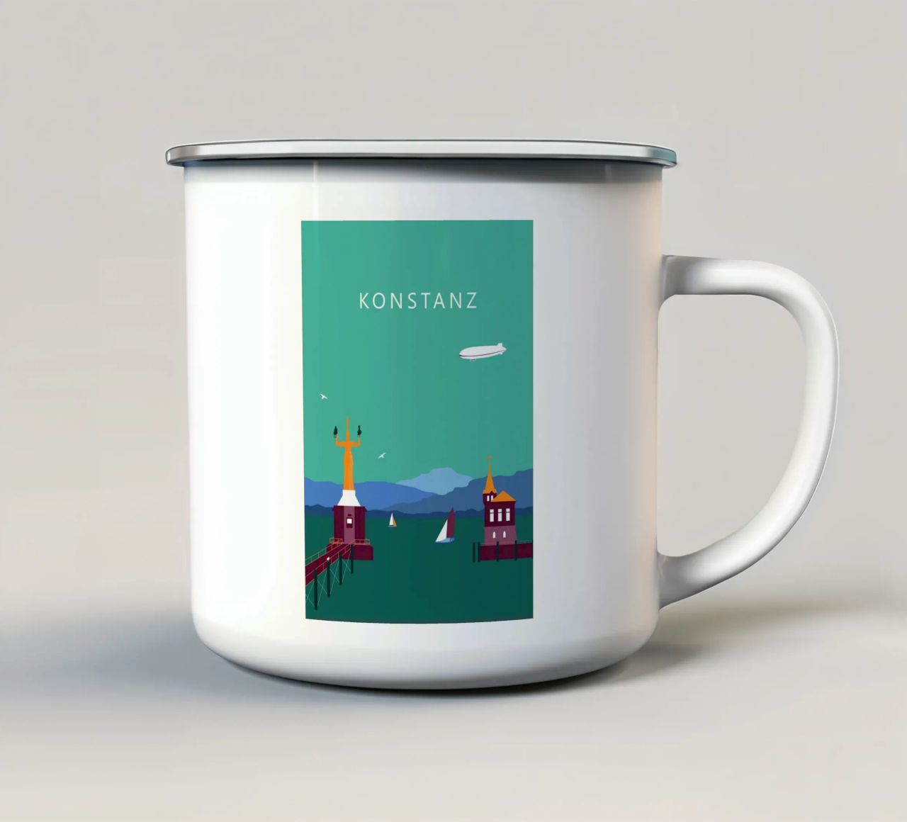 Konstanz am Bodensee, Baden-Württemberg tazza in smalto da Taimanta