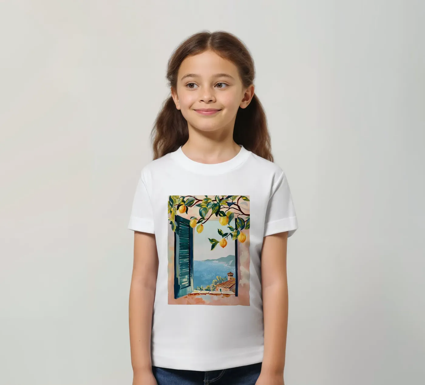 Lemon Window t-shirt bambini da softsoul