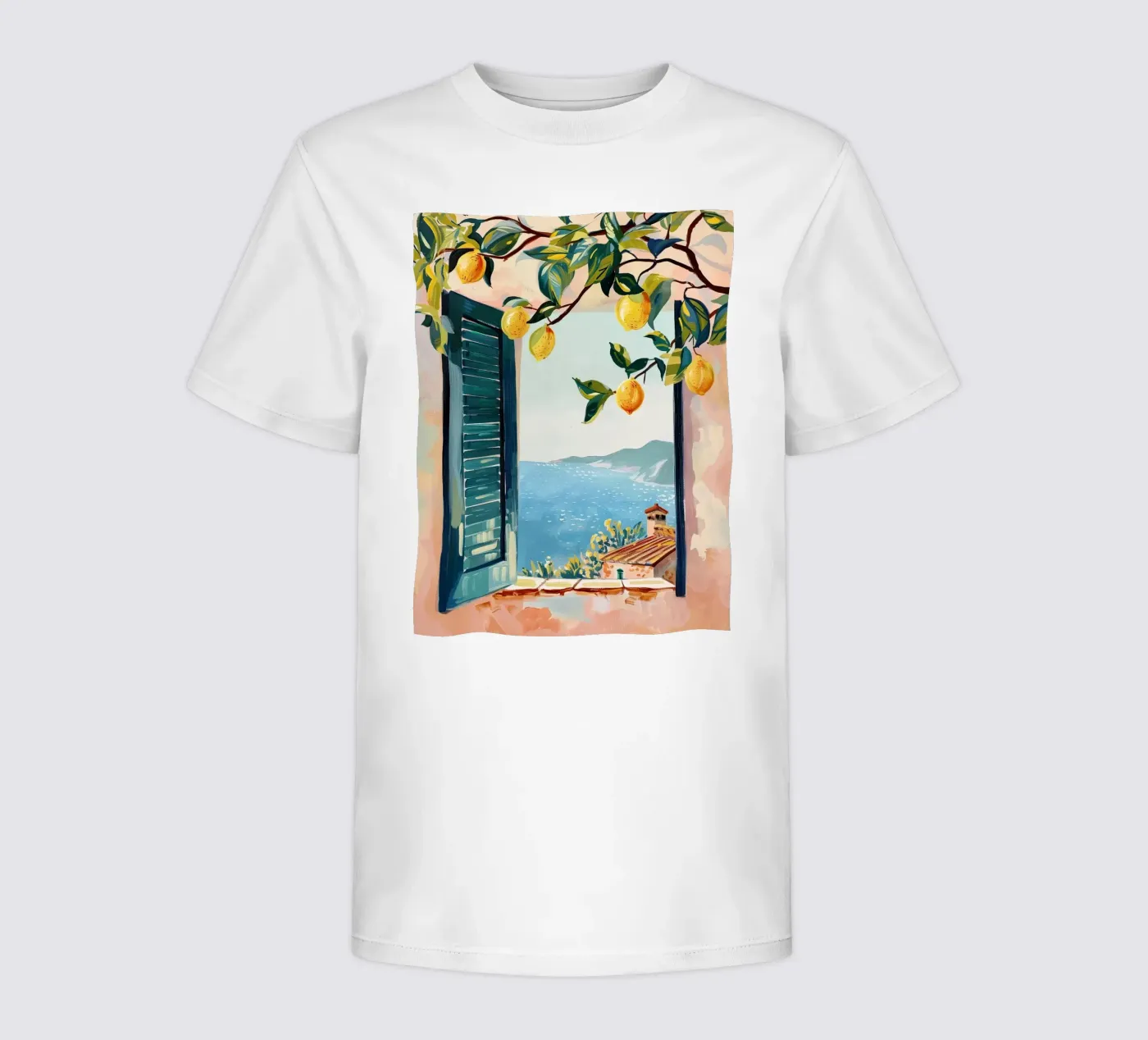Lemon Window t-shirt bambini da softsoul