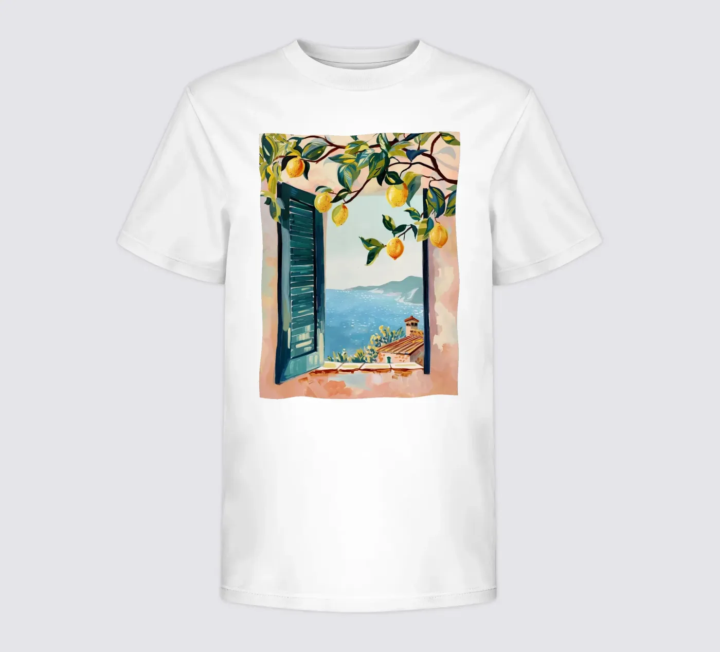 Lemon Window t-shirt bambini da softsoul