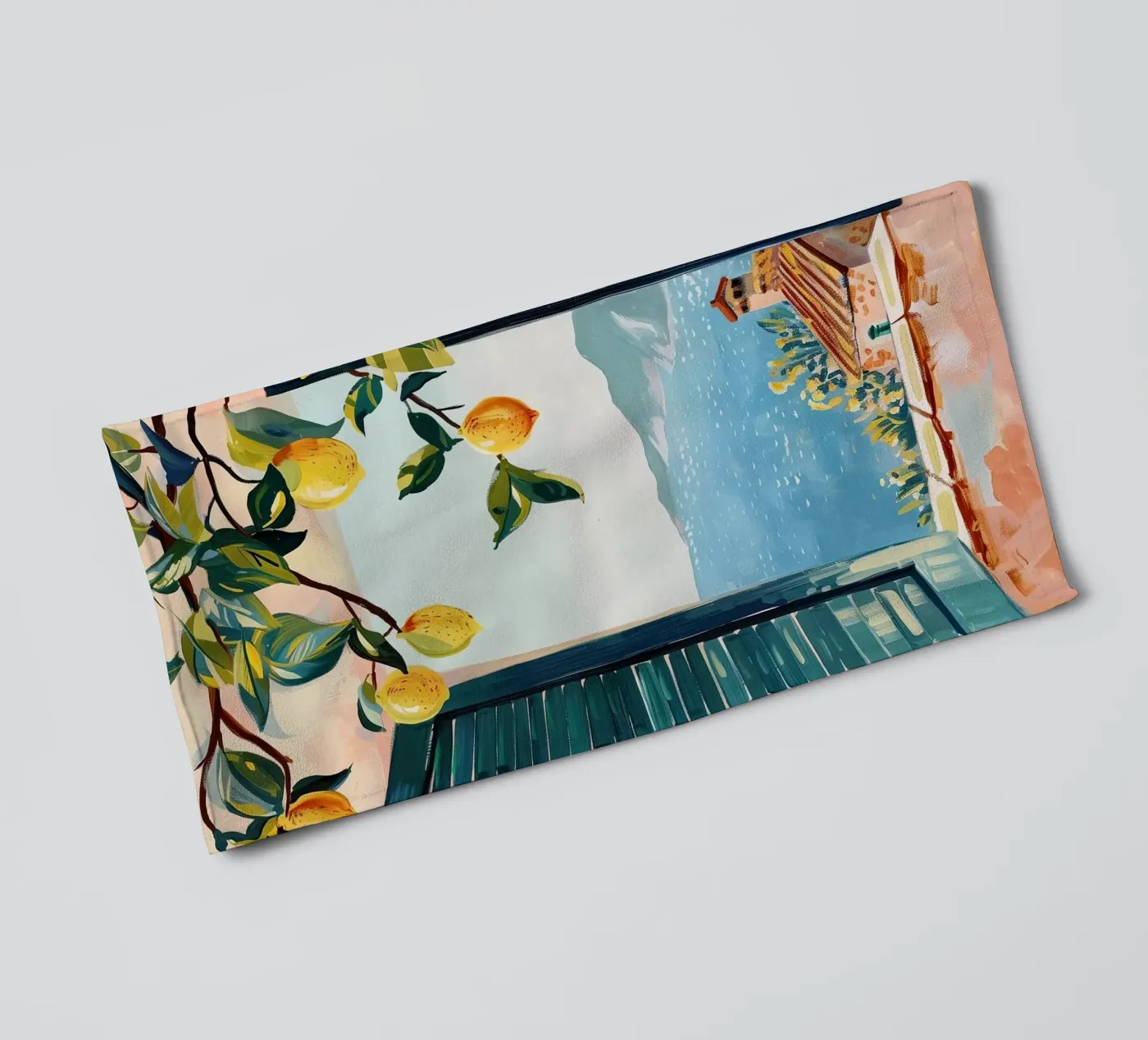 Lemon Window towel by softsoul
