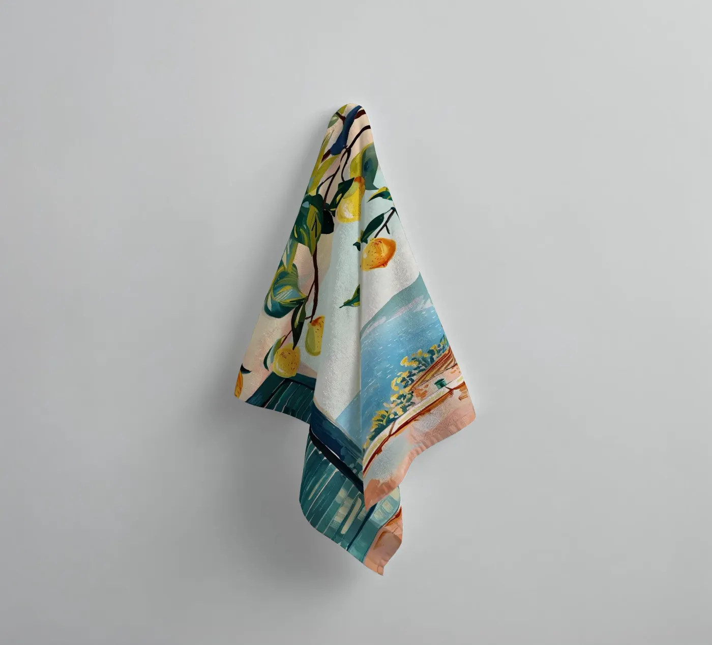 Lemon Window towel by softsoul