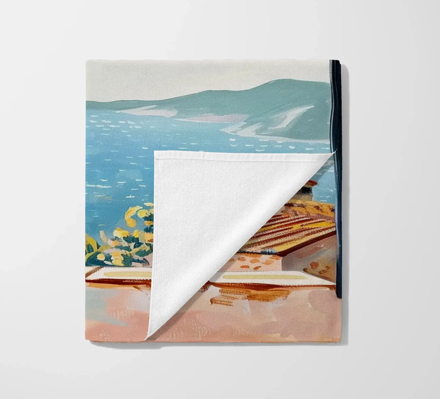 Lemon Window strandhanddoek van softsoul
