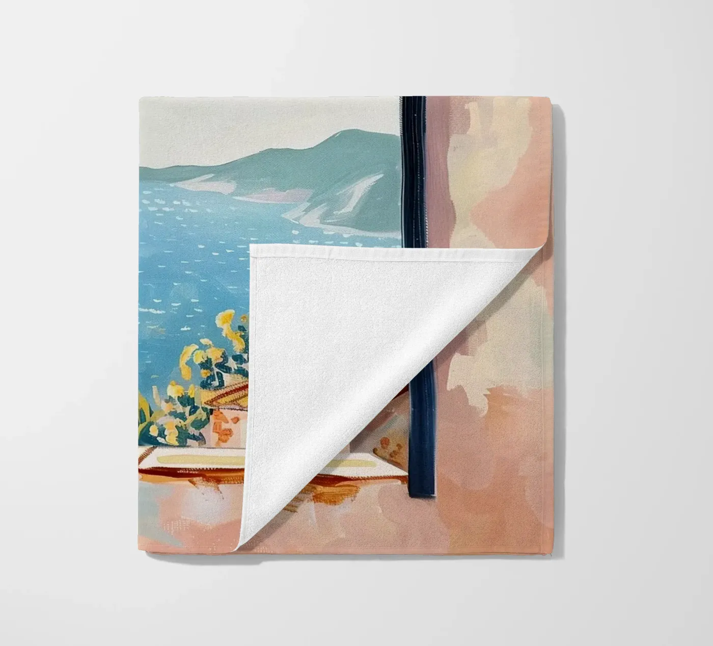 Lemon Window strandhanddoek van softsoul