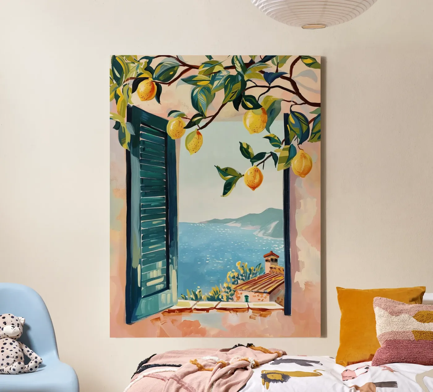 Lemon Window canvas by softsoul