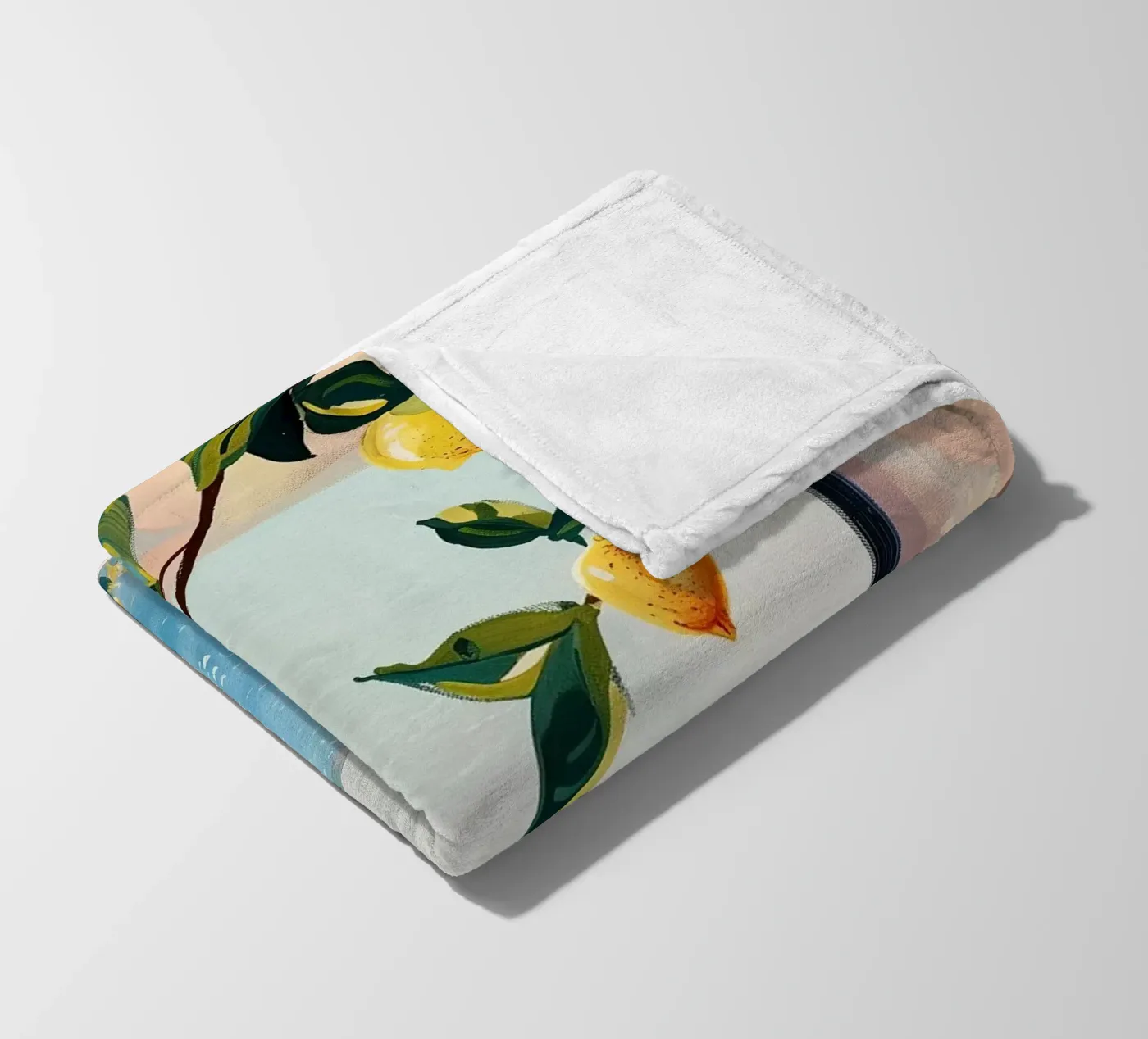 Lemon Window Fleecedecke von softsoul