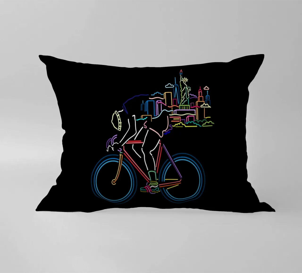 NY in bicicletta cuscino da The Cyclist