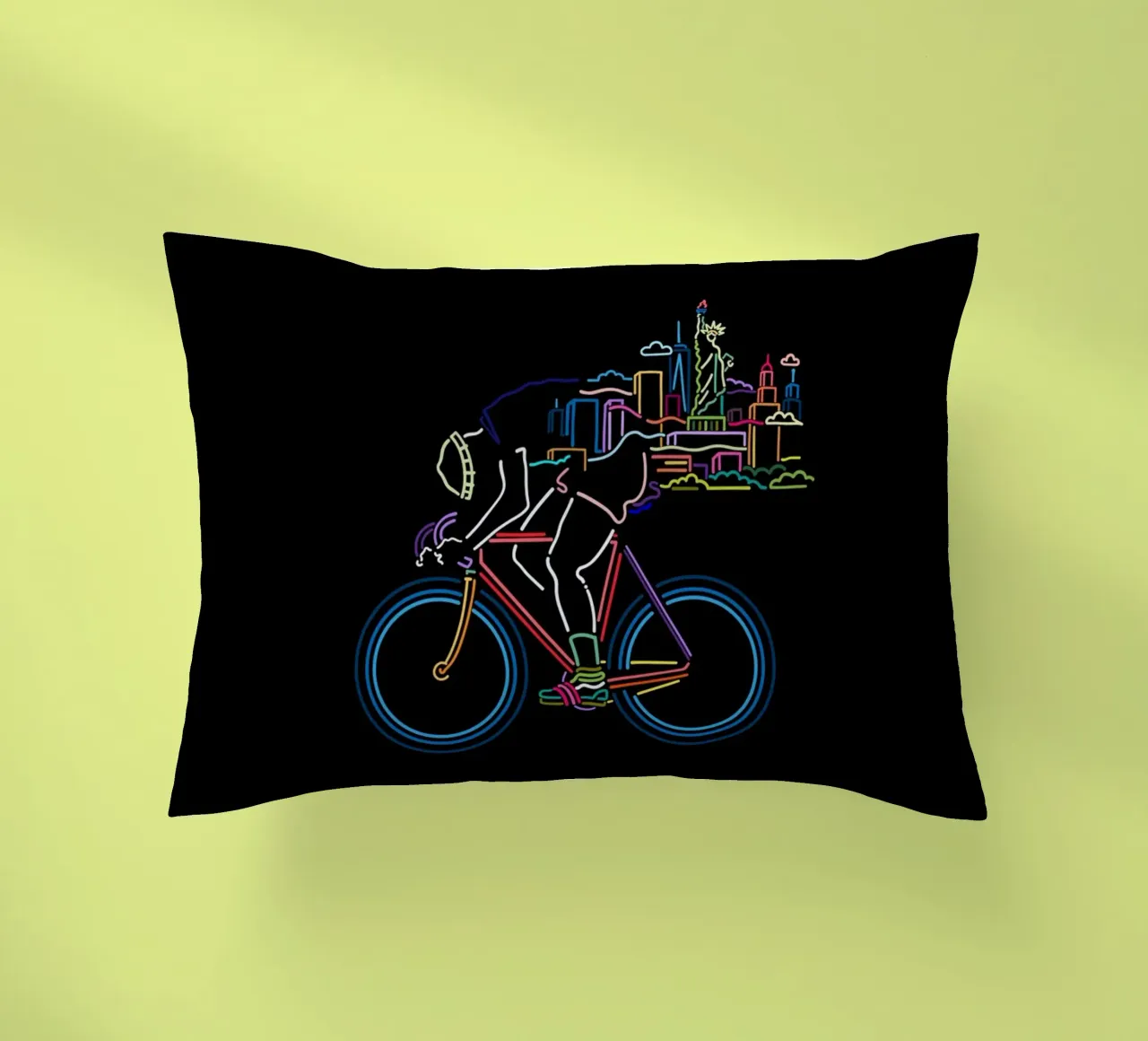 NY in bicicletta cuscino da The Cyclist