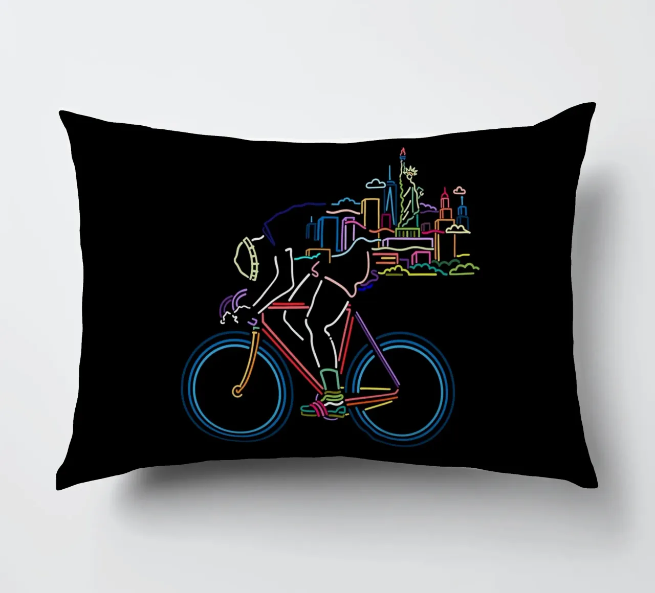 NY in bicicletta cuscino da The Cyclist