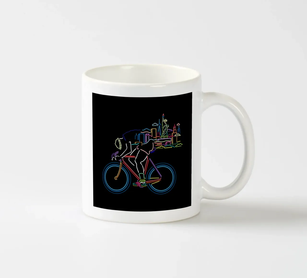 NY in bicicletta tazza in ceramica da The Cyclist