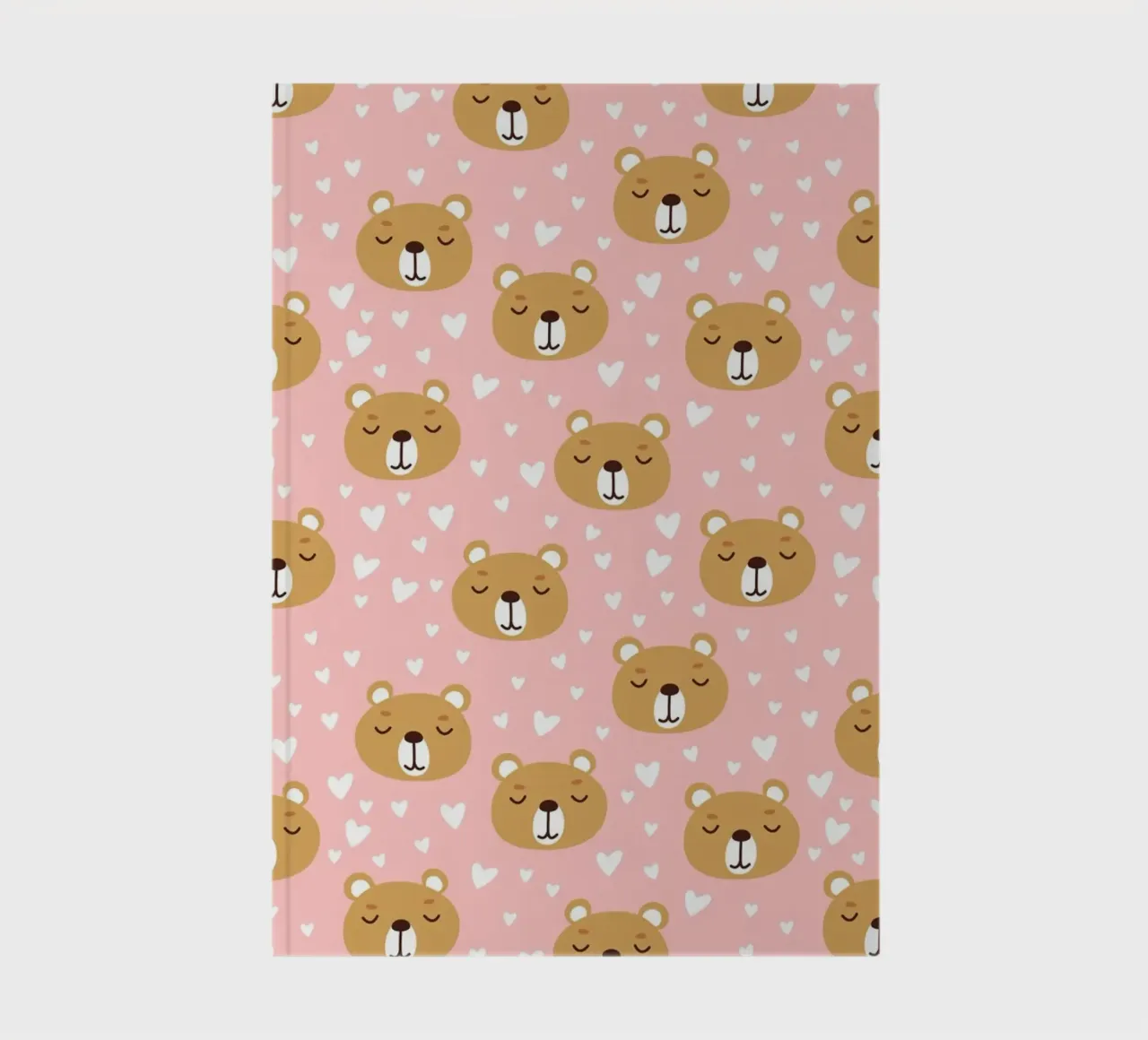 Cute Bear Pattern notebook by treechild