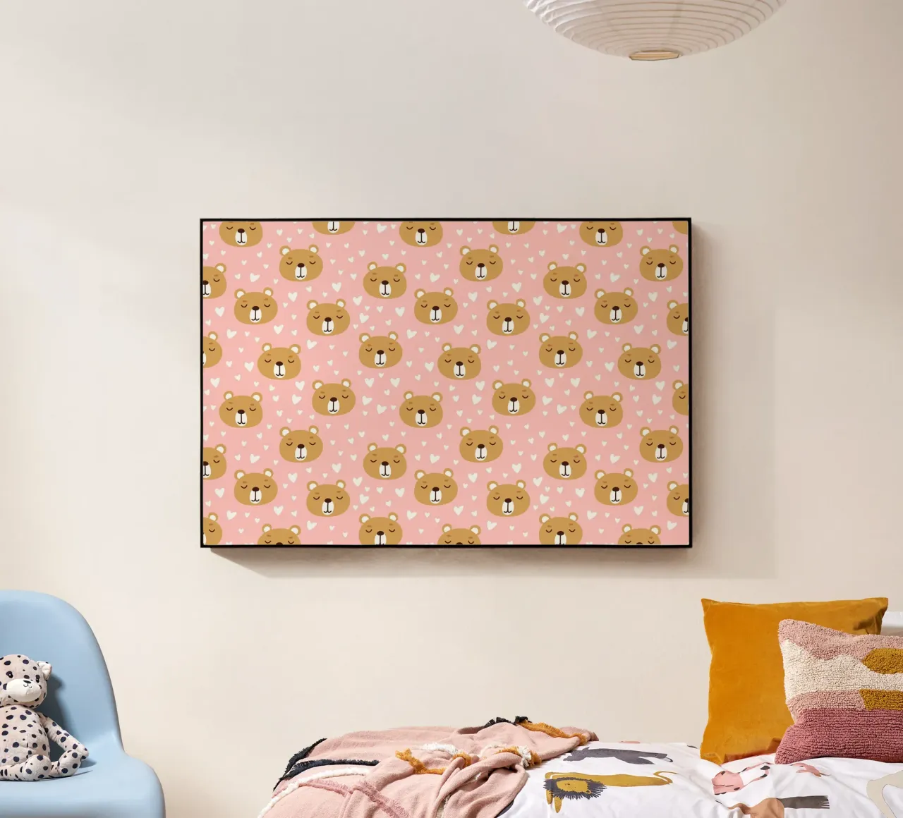 Cute Bear Pattern plexiglas de treechild