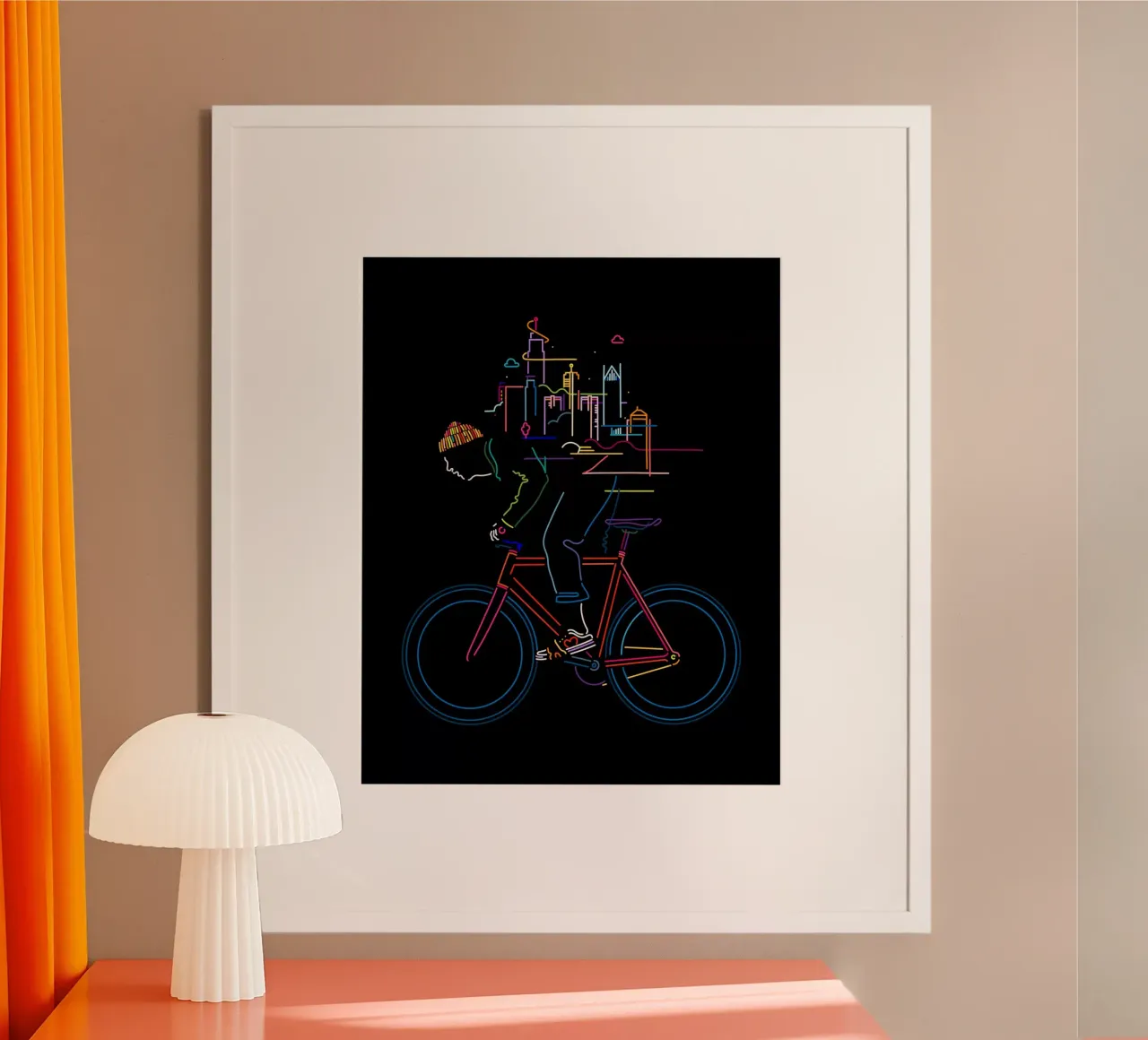 Detroit in bicicletta poster da The Cyclist