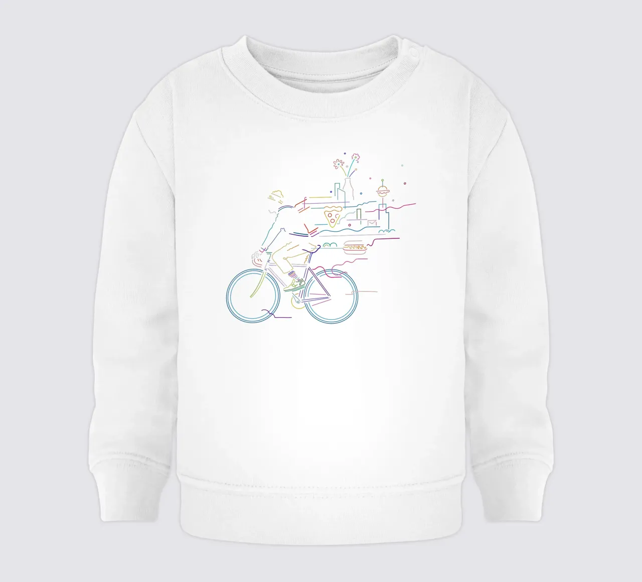Messaggero in bicicletta felpa neonato da The Cyclist