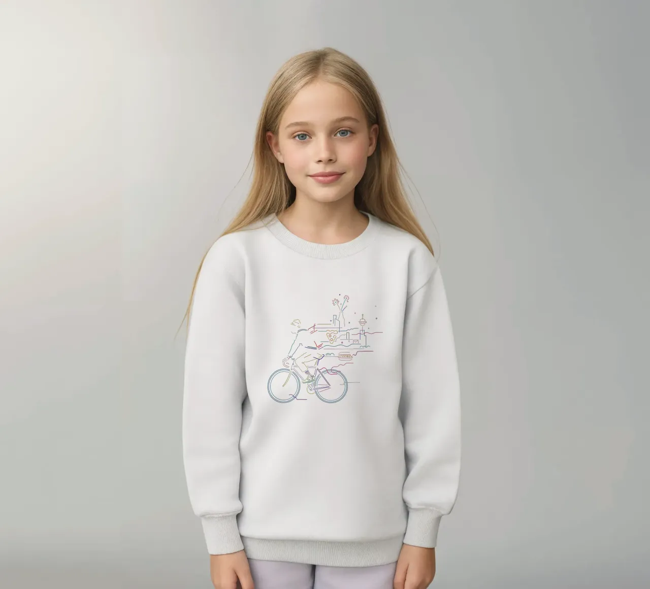 Messaggero in bicicletta felpa bambino da The Cyclist