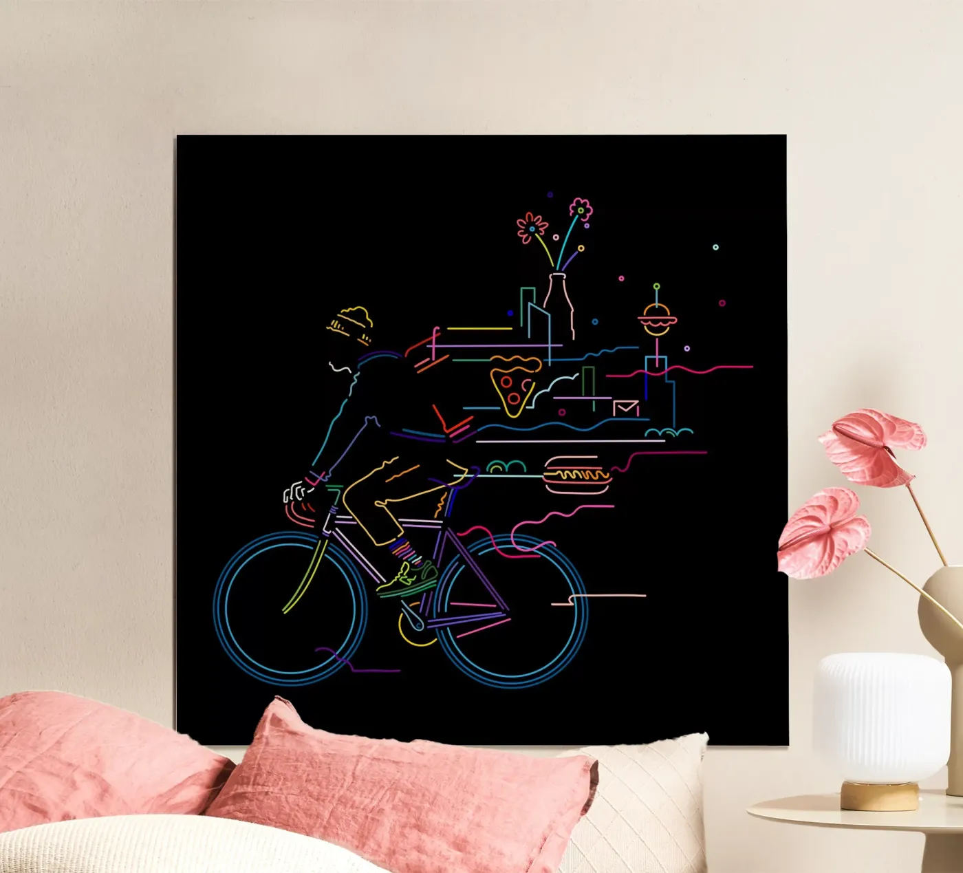 Bike messenger poster van The Cyclist