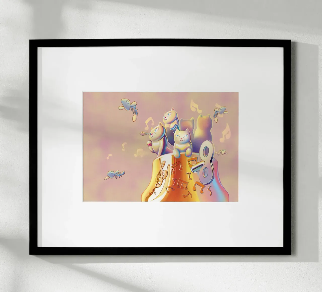 Tempo di volare poster con telaio in legno da Artascy Art
