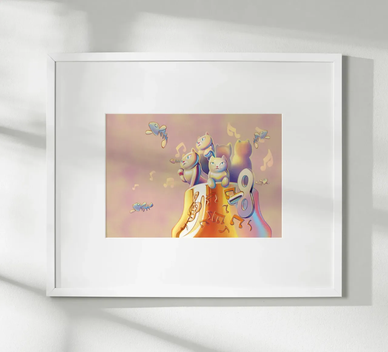 Tempo di volare poster con telaio in legno da Artascy Art