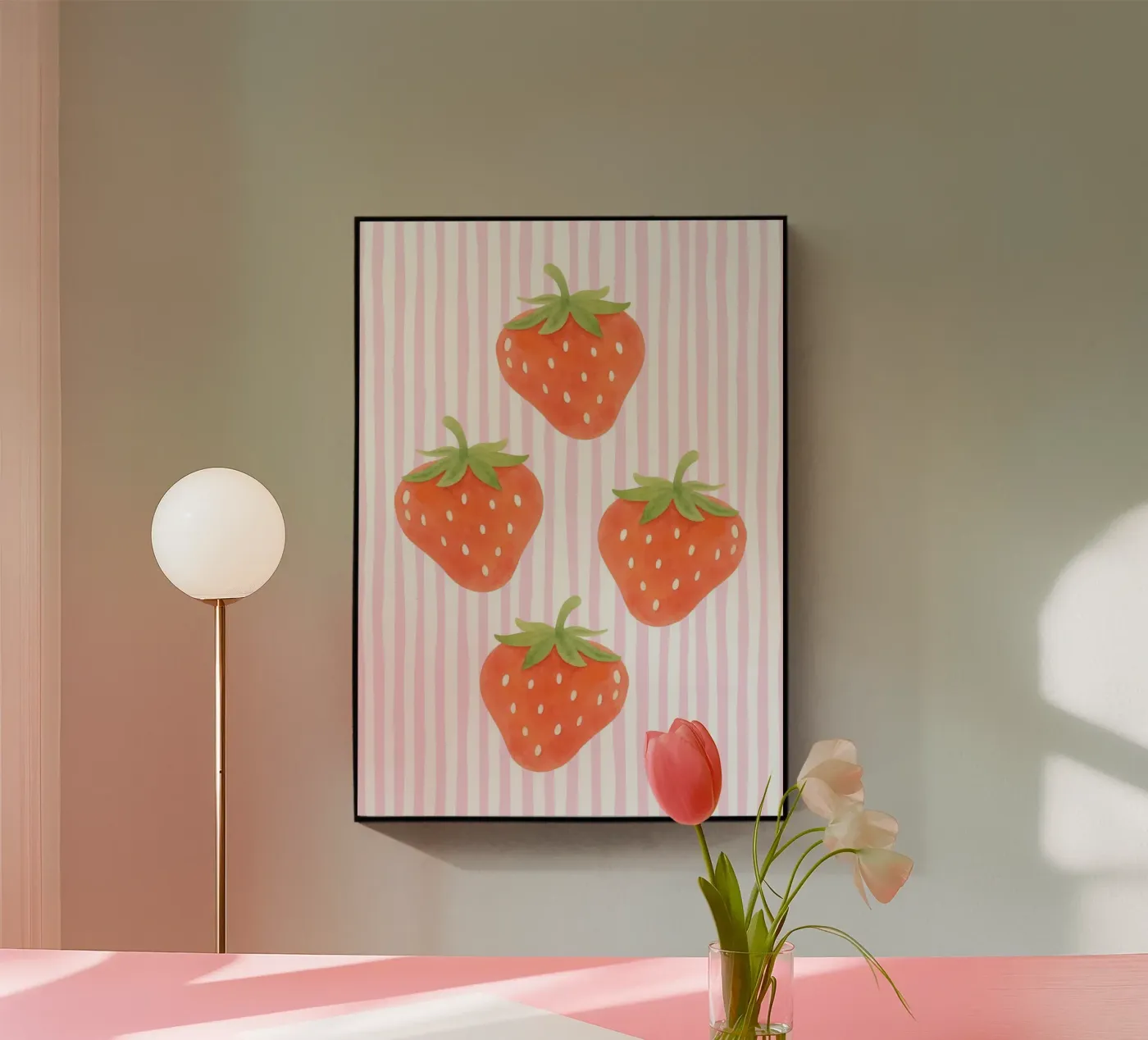 Strawberries plexiglass da Funkydays