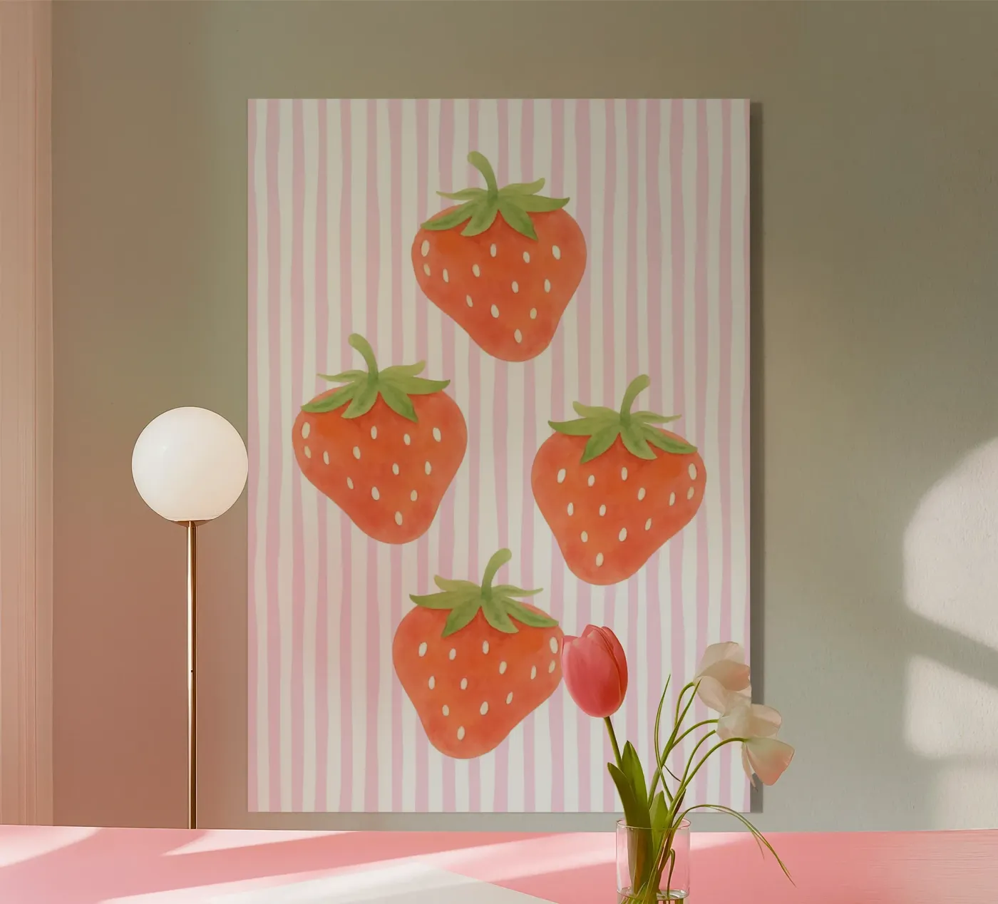 Strawberries plexiglass da Funkydays