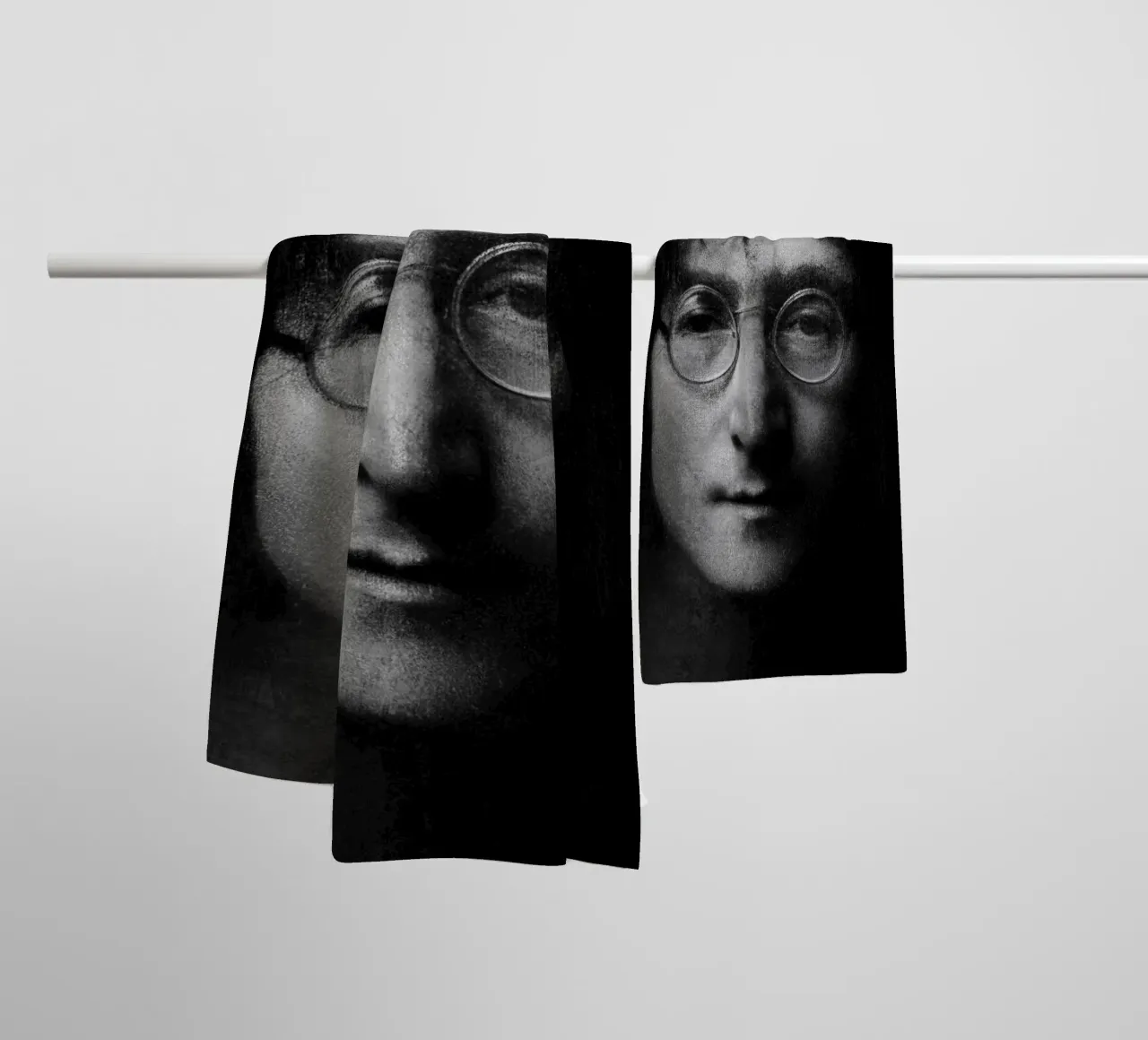 John Lennon - The Rebel Dreamer towel by Artascy Art