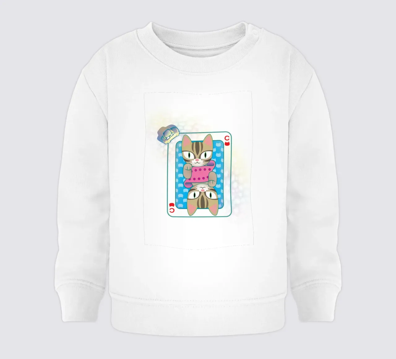 Capovolto felpa neonato da Artascy Art