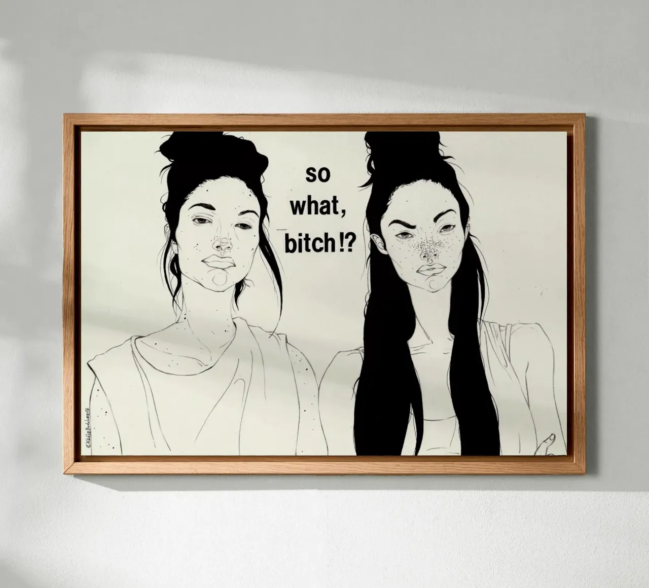 Is There Any Prob? alluminio dibond da Kaethe Butcher