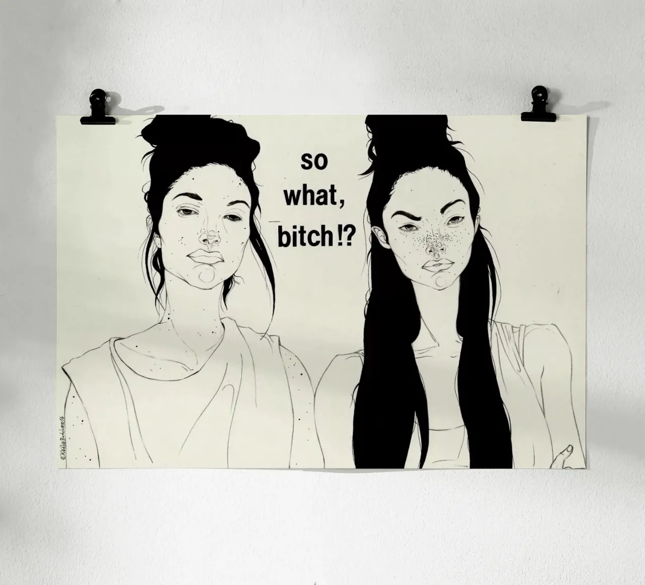 Is There Any Prob? carta hahnemühle da Kaethe Butcher