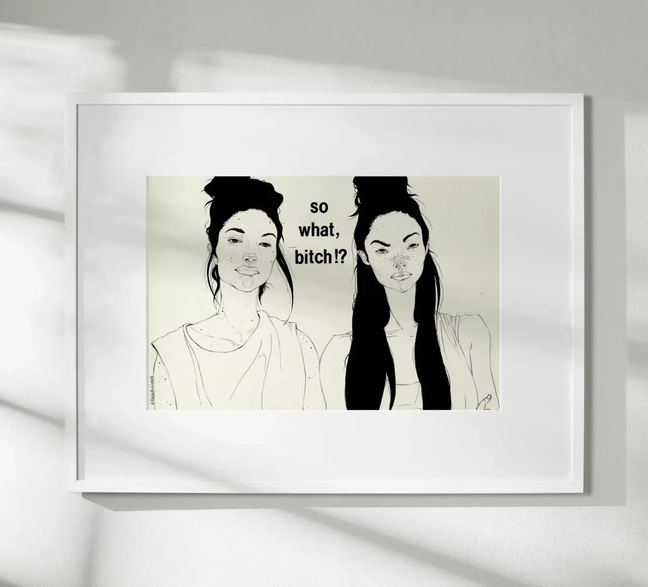 Is There Any Prob? carta hahnemühle da Kaethe Butcher