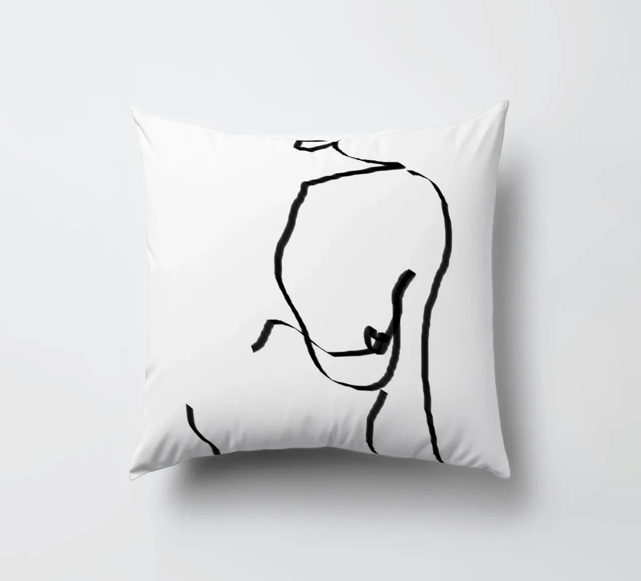 nudo astratto cuscino da dada22