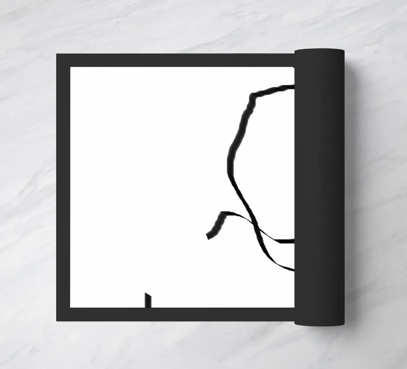 abstract nude doormat by dada22