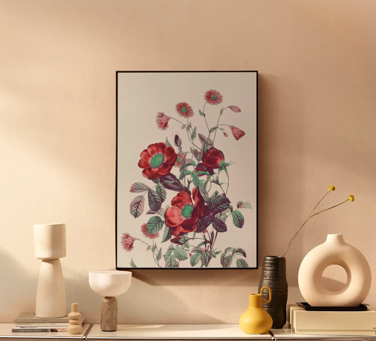 fiori rossi plexiglass da dada22