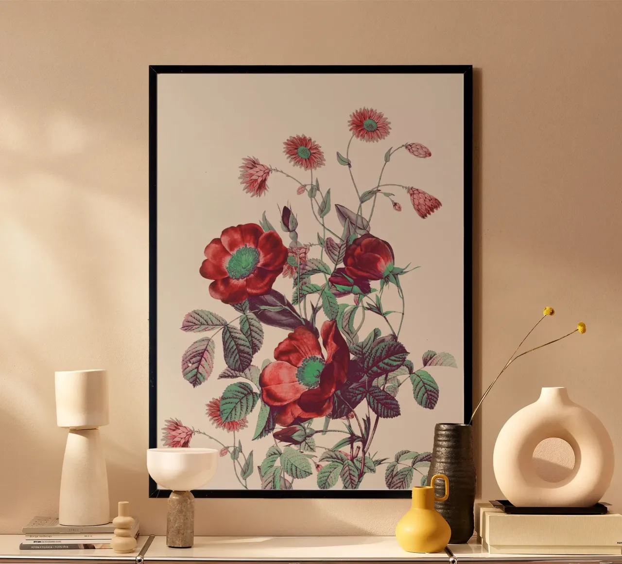 rote Blumen Poster von dada22