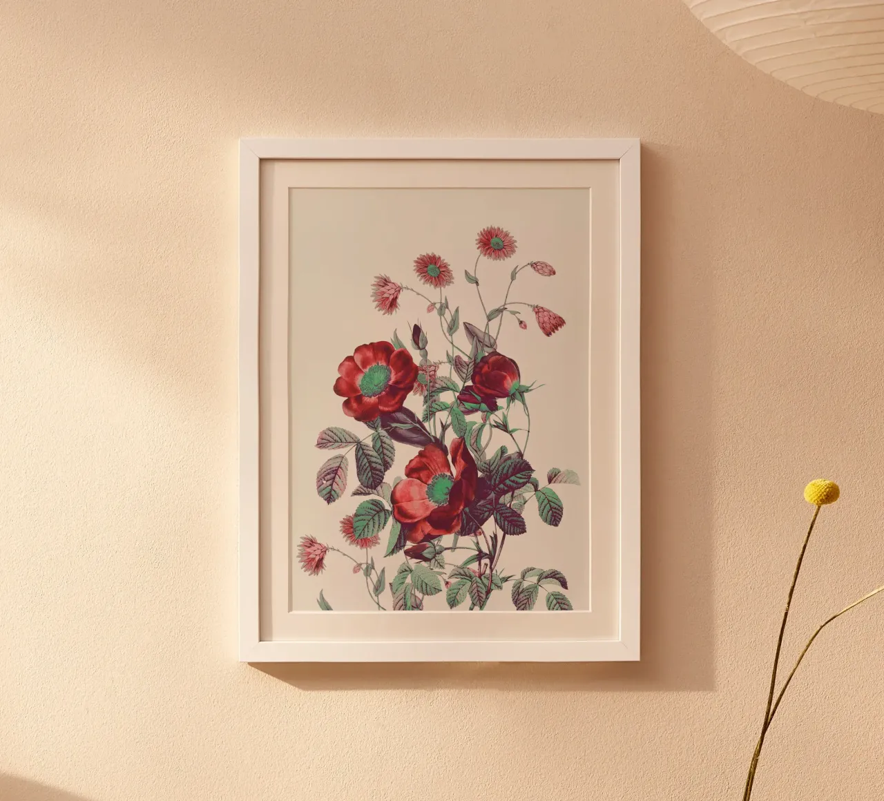 rote Blumen Poster von dada22