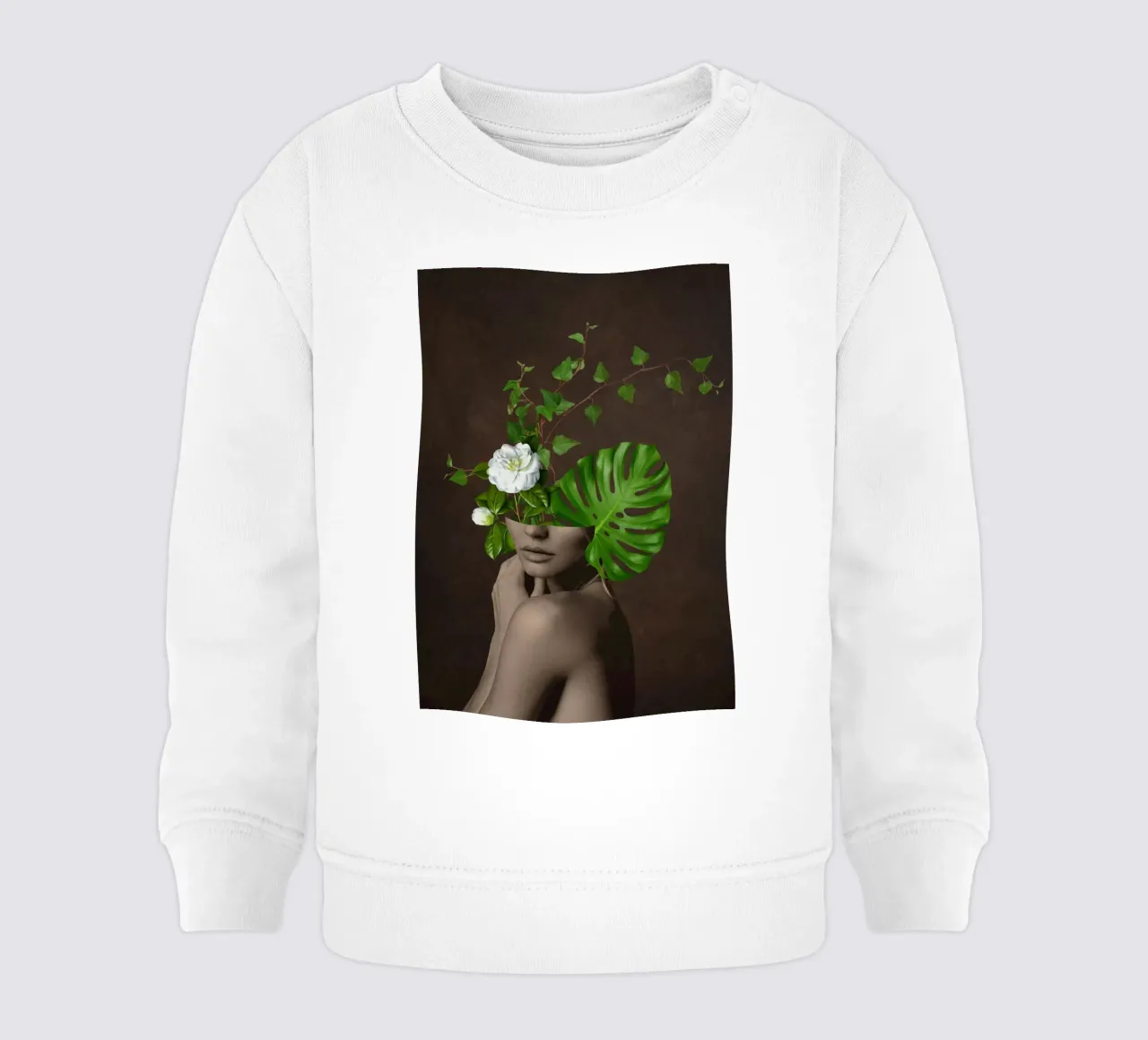 Ragazza tropicale 1 felpa neonato da dada22