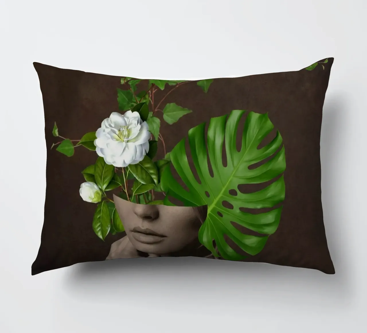 Ragazza tropicale 1 cuscino da dada22
