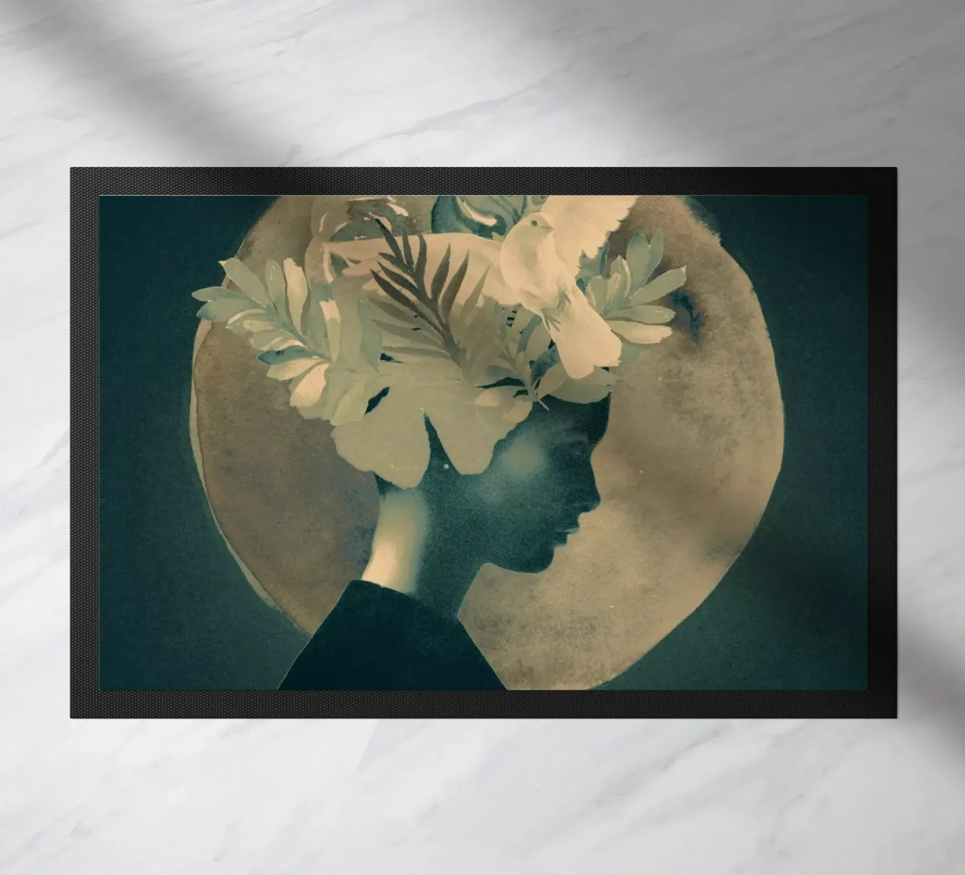 Moonlight Lady doormat by dada22