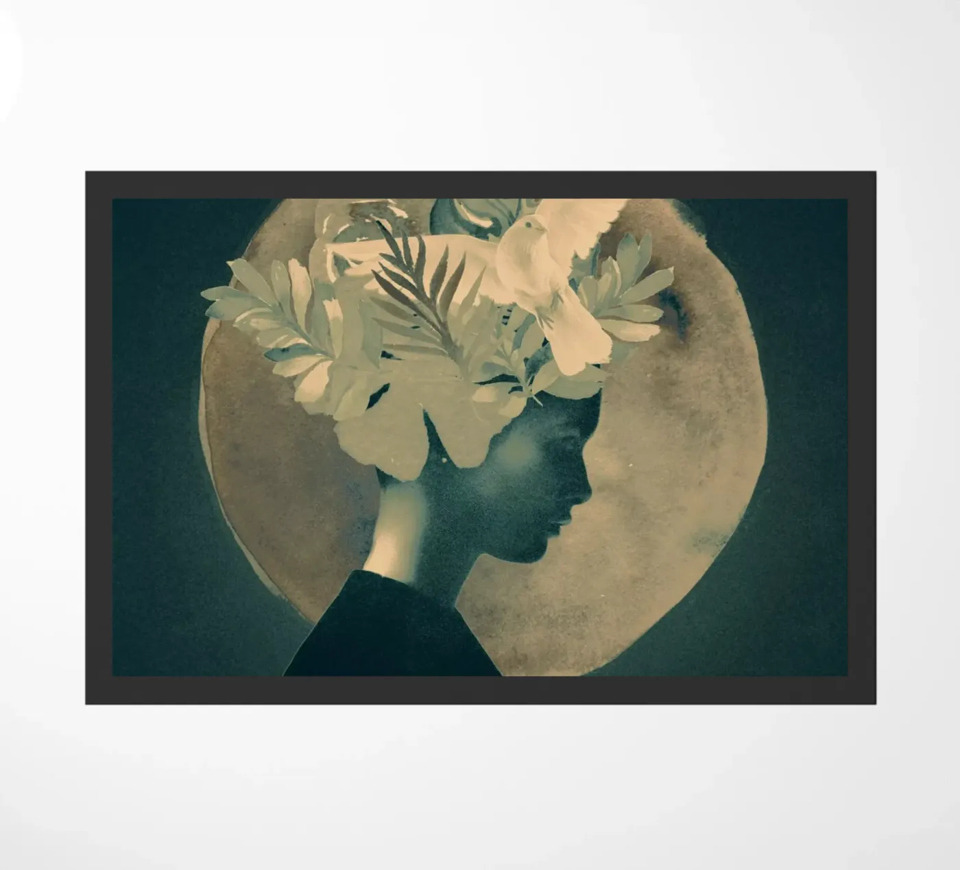 Moonlight Lady doormat by dada22