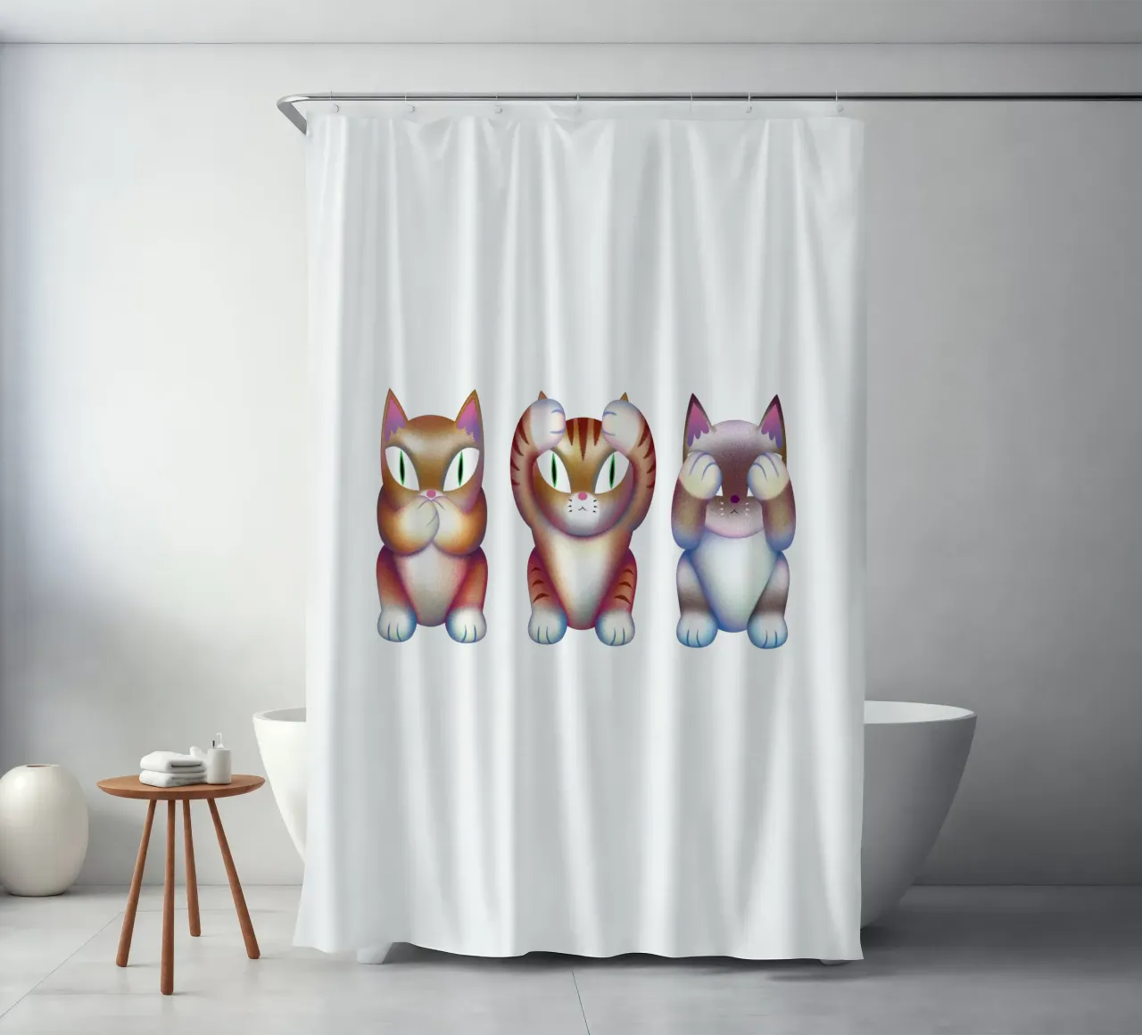 Non sappiamo nulla tenda da doccia da Artascy Art