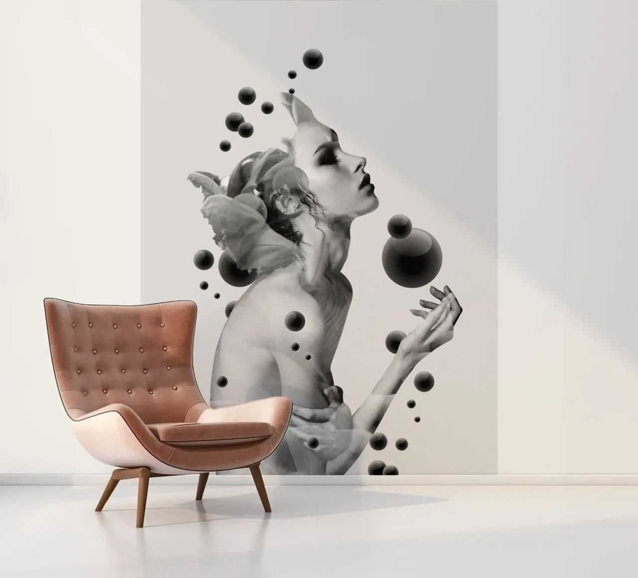 BUBBLES fotobehang van dada22