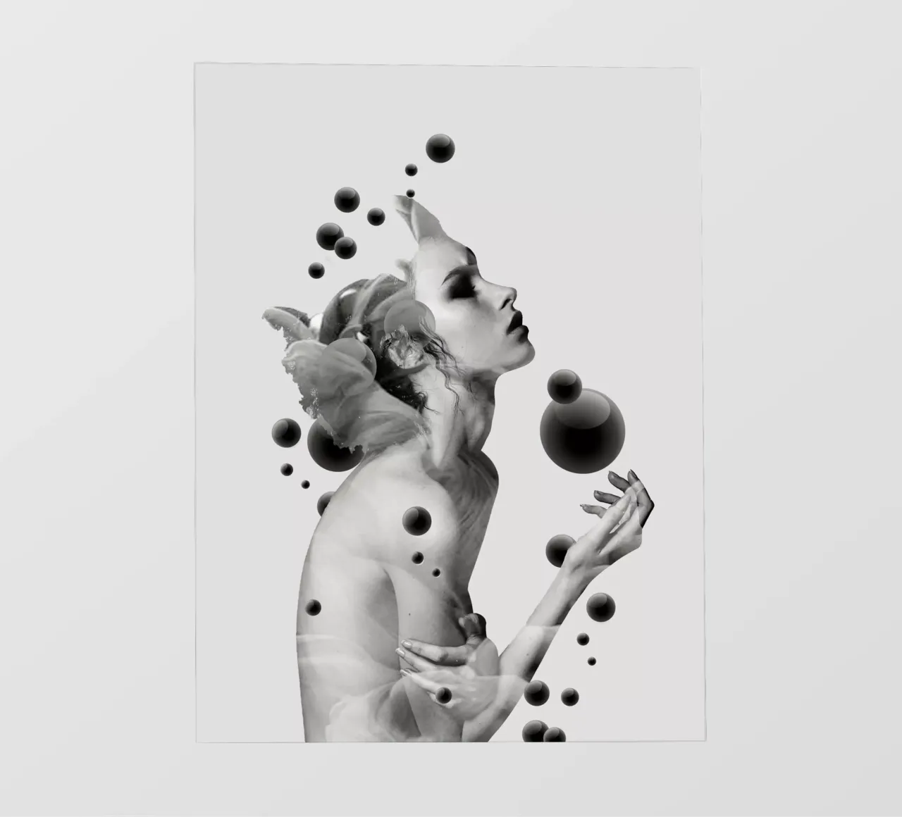 BUBBLES fotobehang van dada22