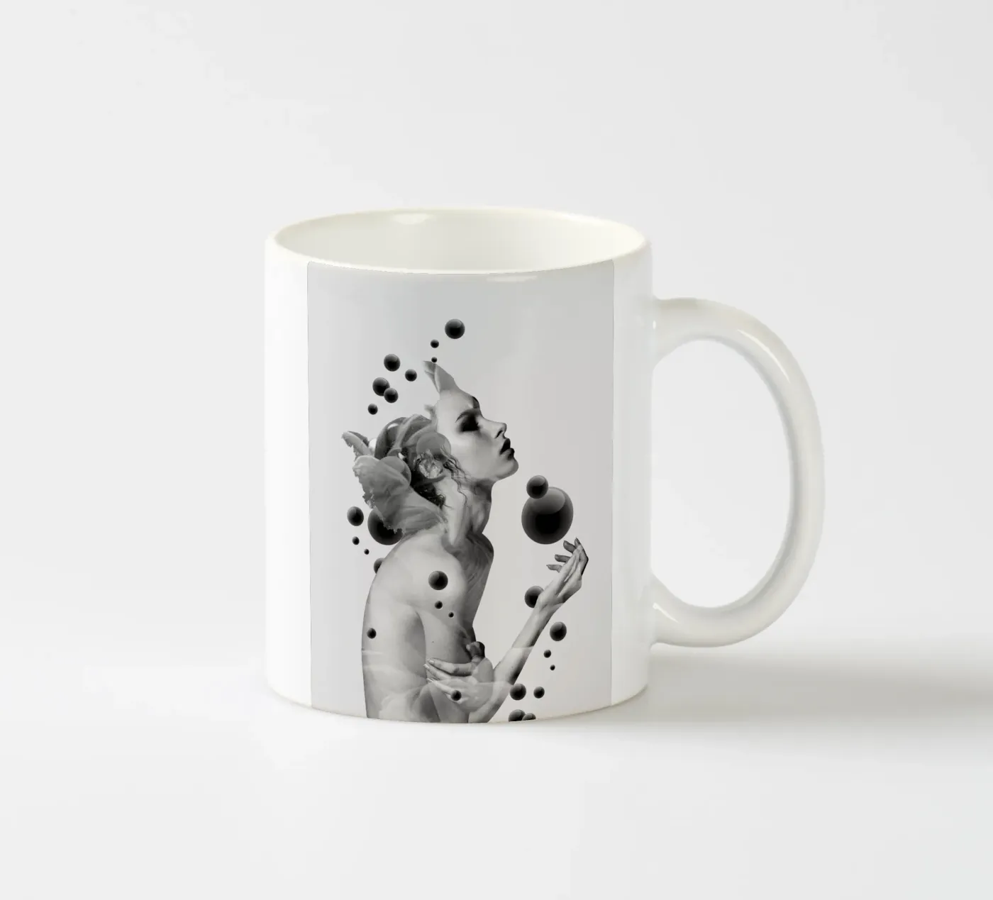 BUBBLES ceramic mug by dada22