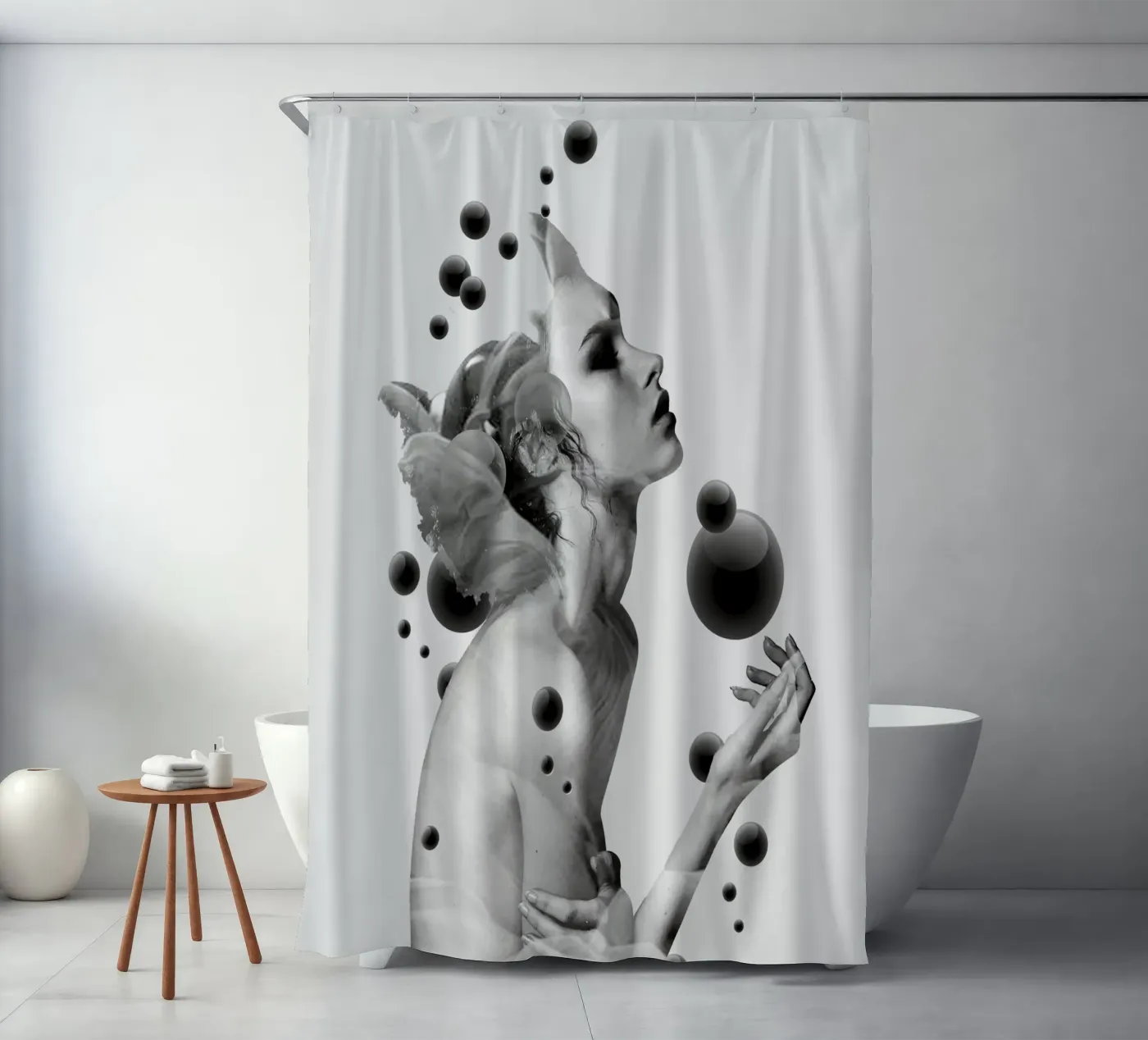 BUBBLES Duschvorhang von dada22