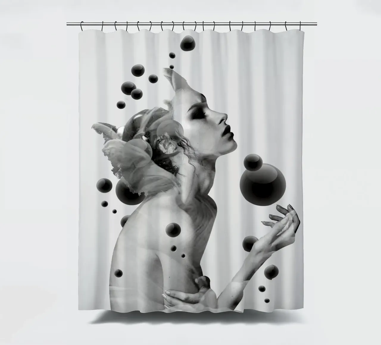 BUBBLES Duschvorhang von dada22