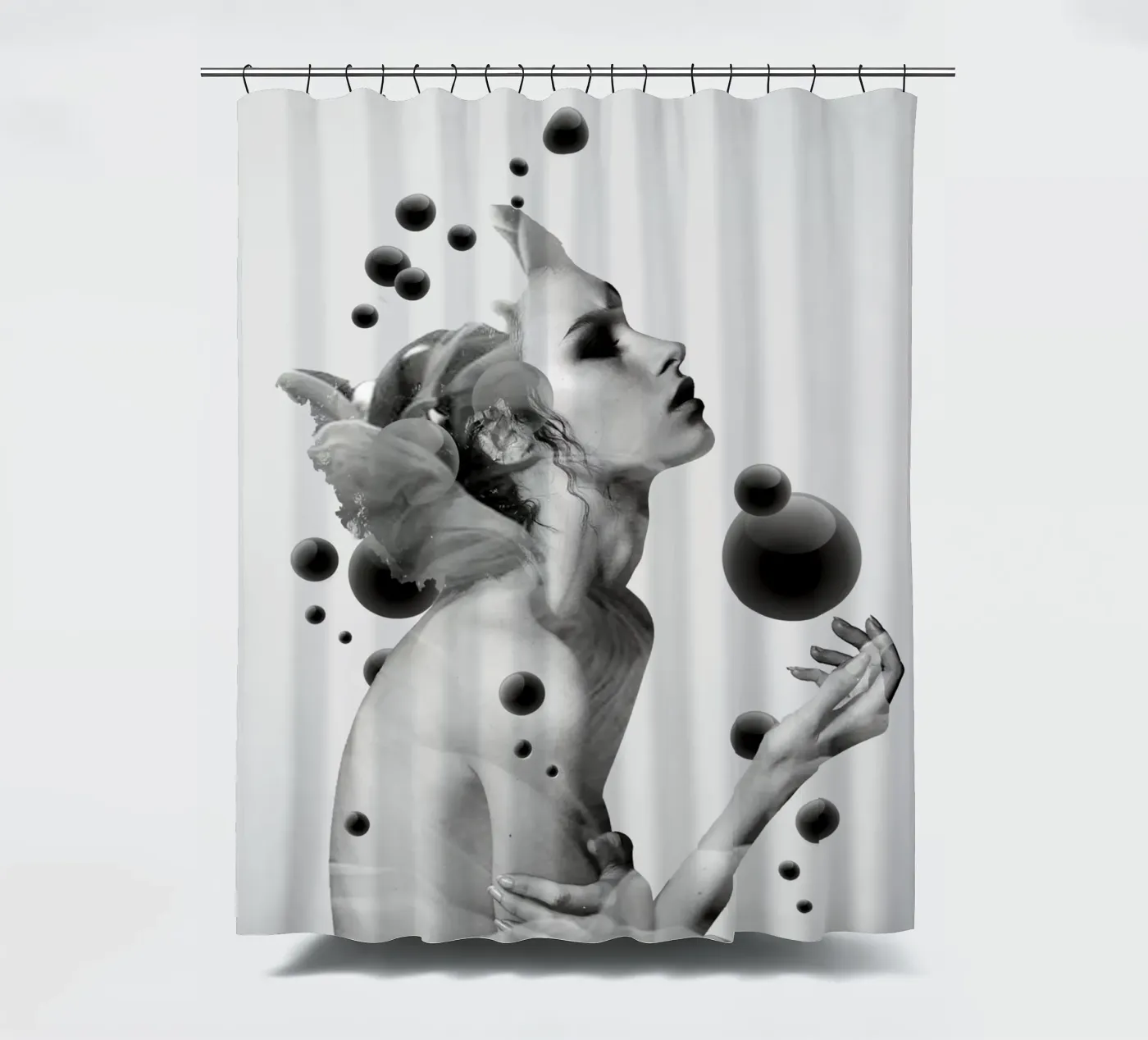 BUBBLES Duschvorhang von dada22