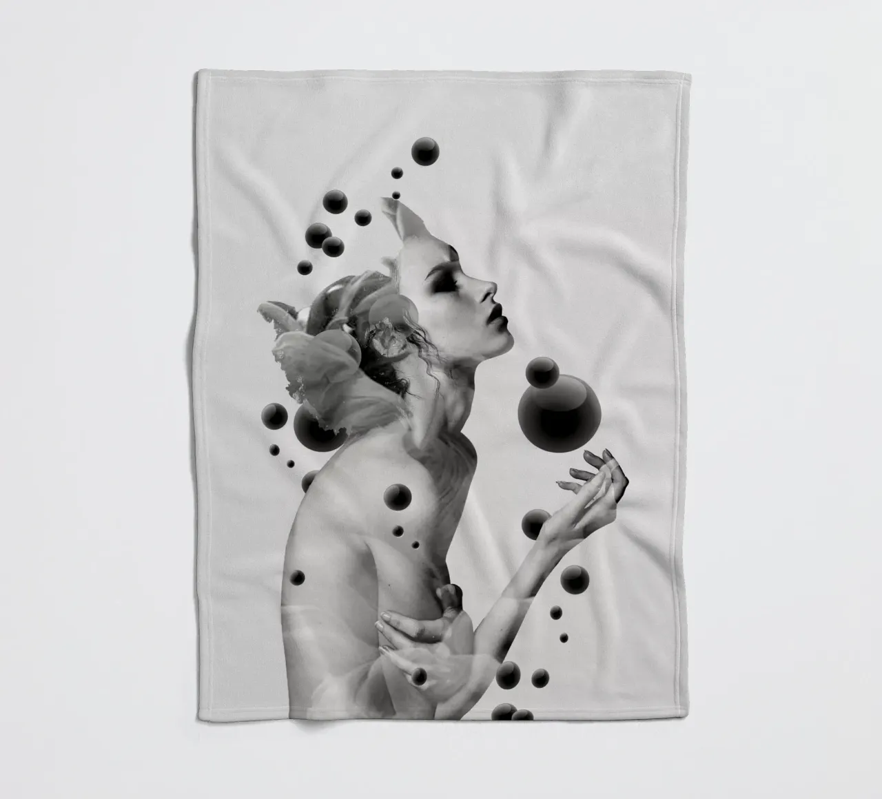 BUBBLES Fleecedecke von dada22