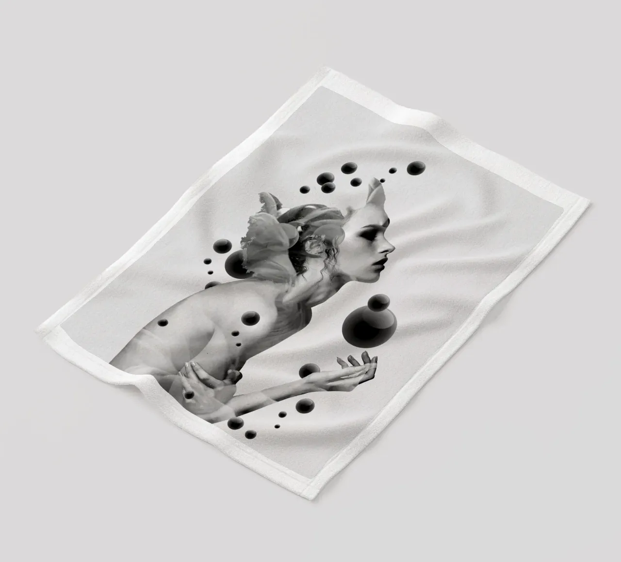 BUBBLES Fleecedecke von dada22