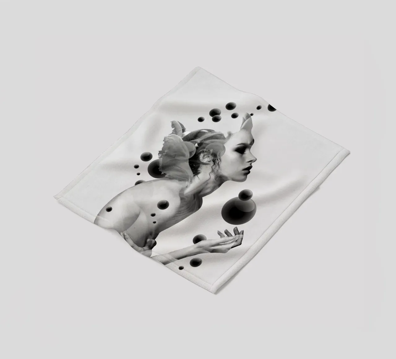 BUBBLES Fleecedecke von dada22