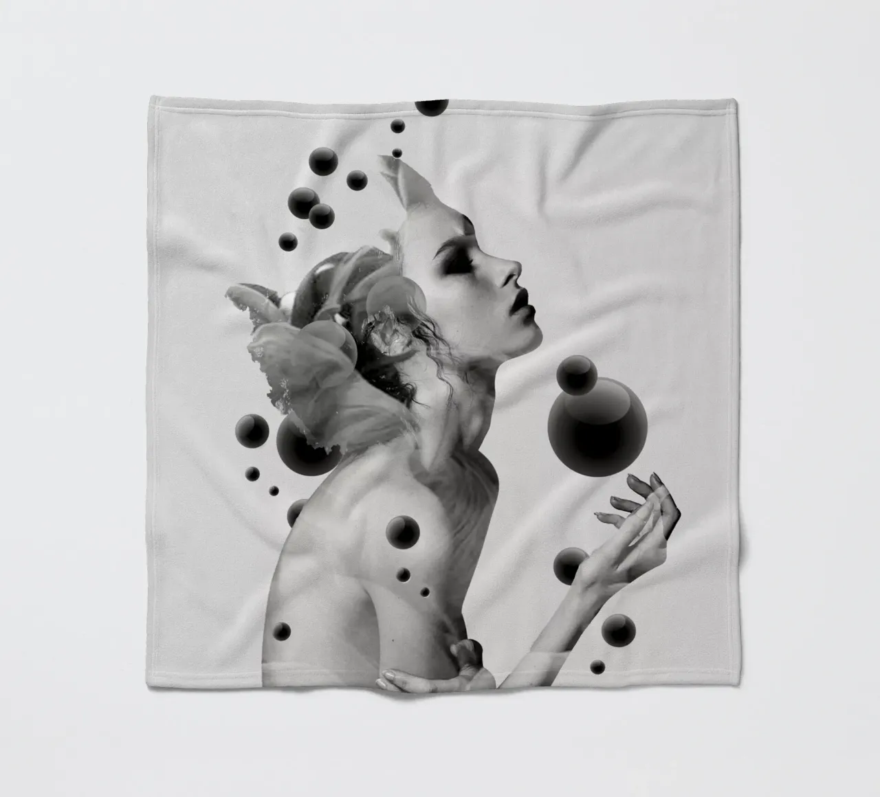 BUBBLES Fleecedecke von dada22